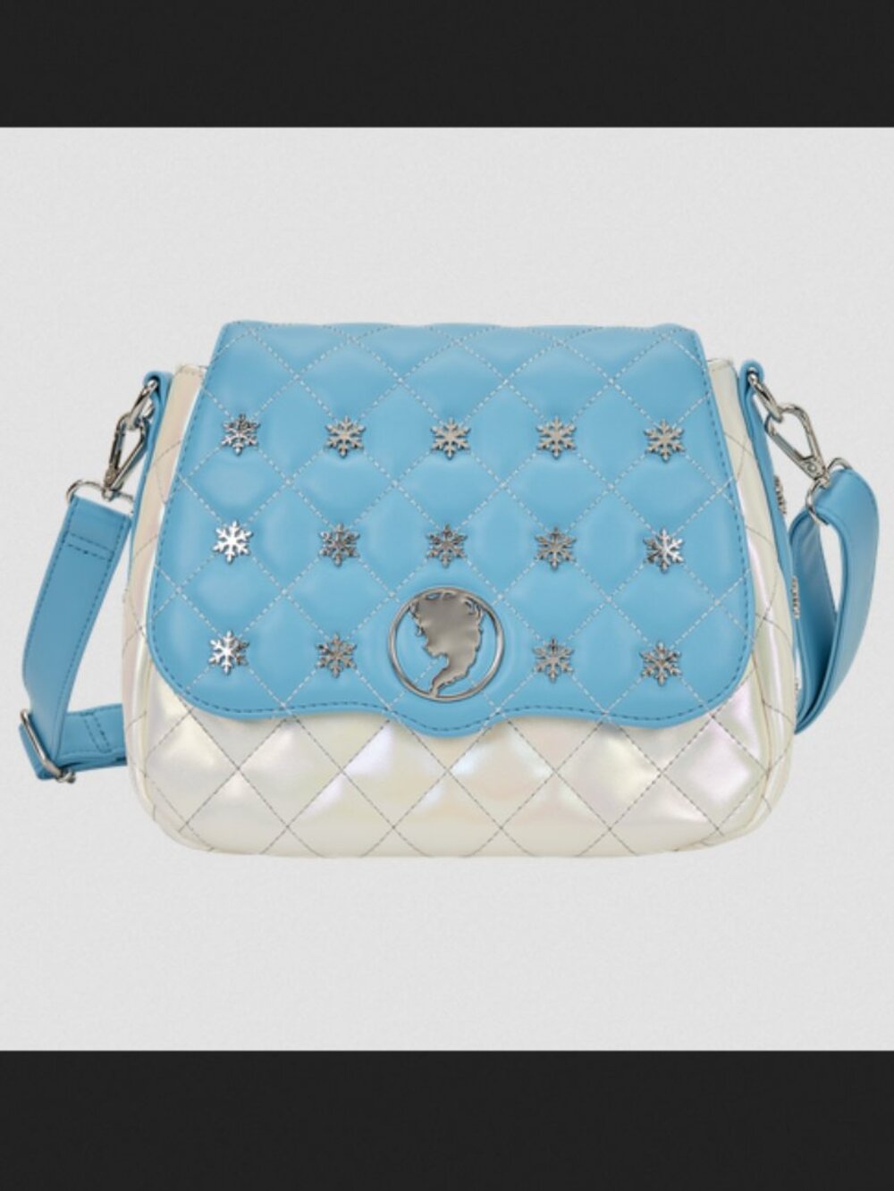 Dsiney Frozen Elsa Pearlescent Crossbody Bag NWT